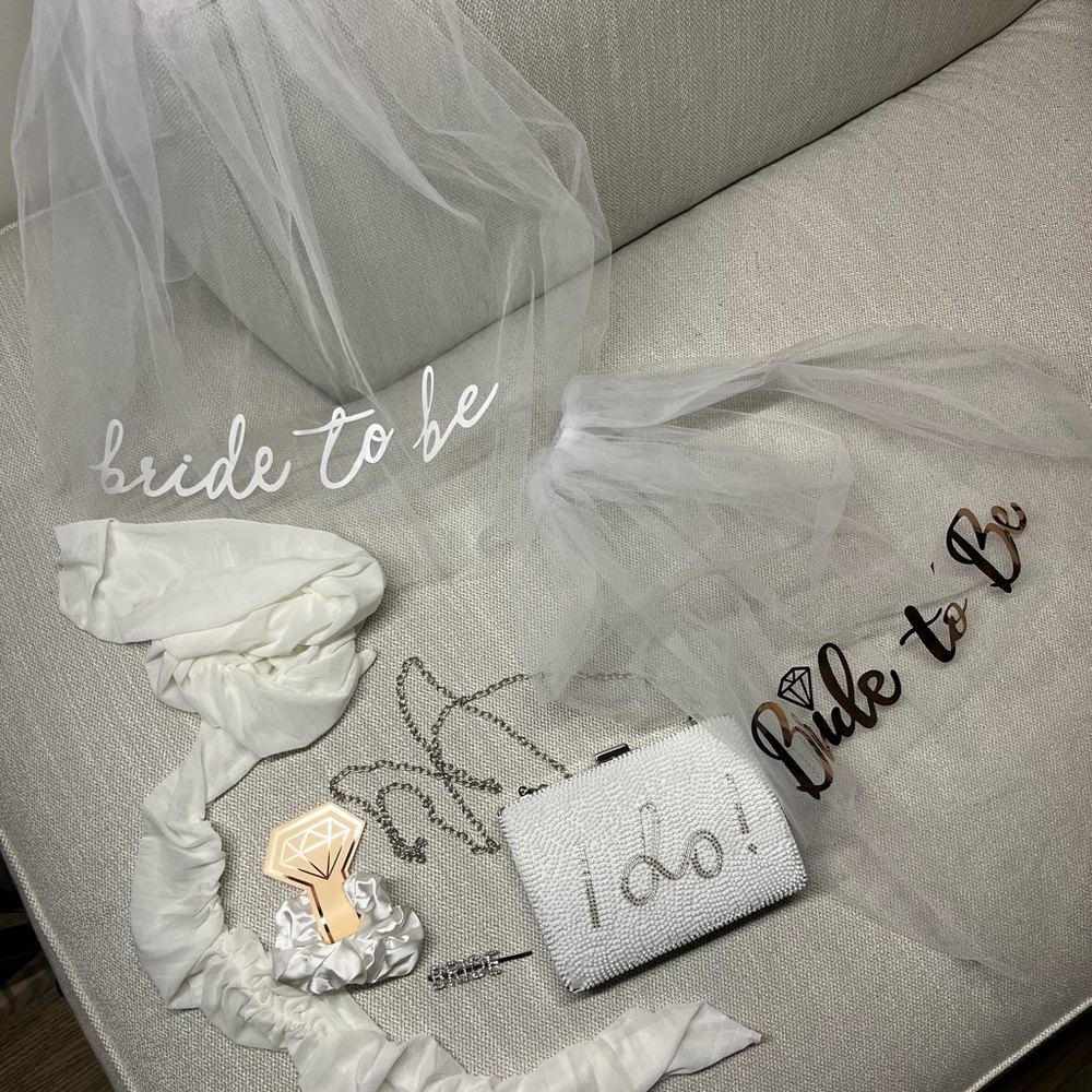 White Bridal Hair Accessories